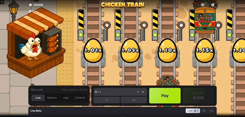 Chicken vs Train